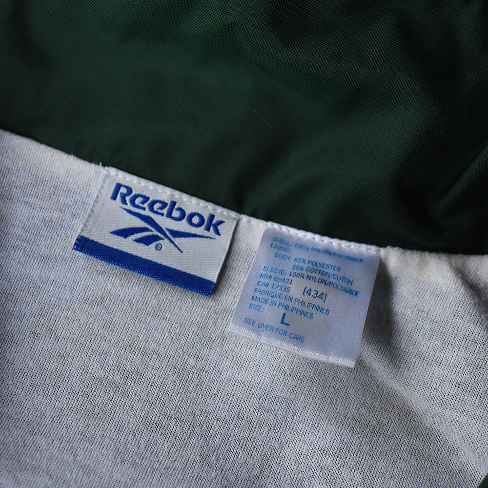90's Reebok ロゴ刺繍 ナイロンジャケット 231002