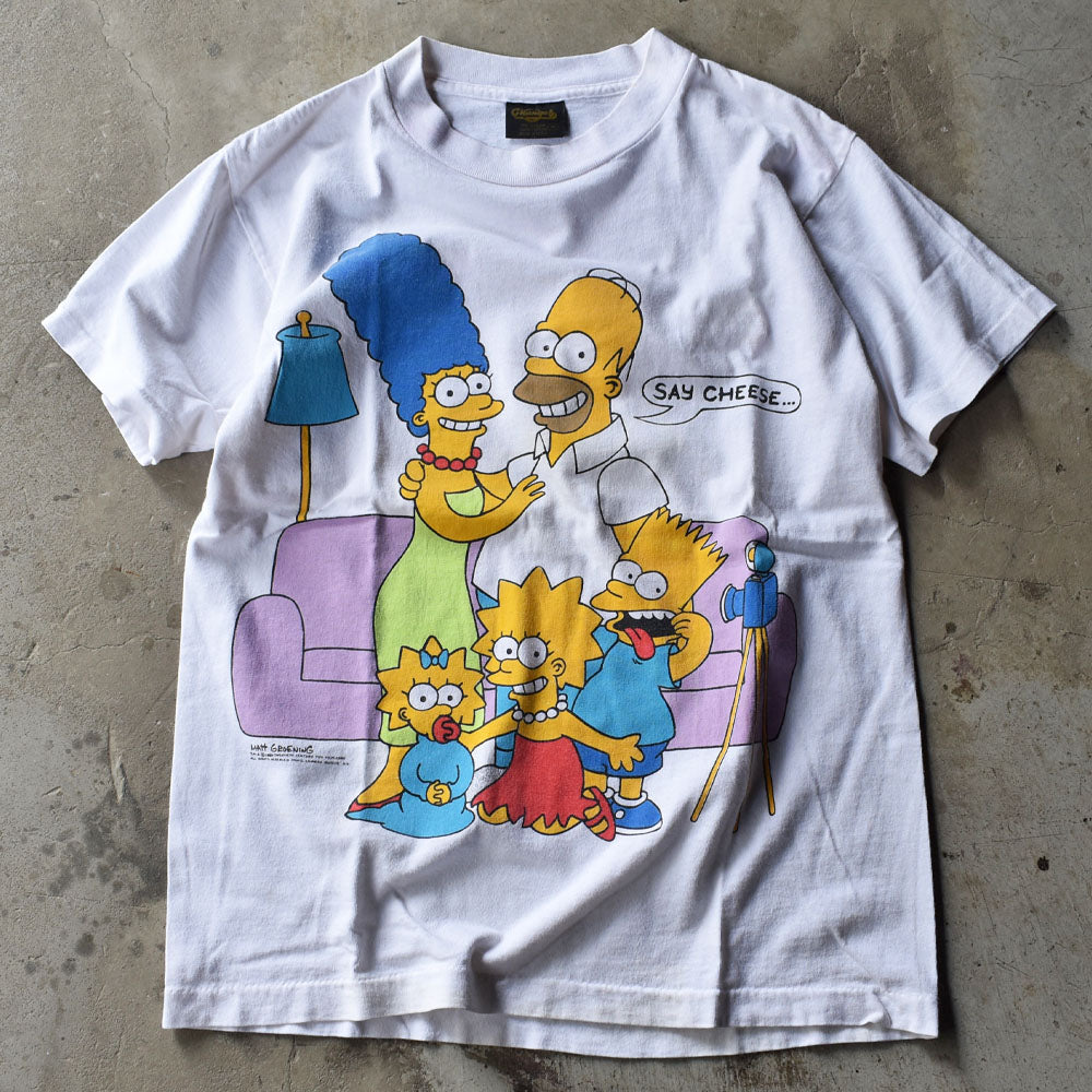 80's　The Simpsons/ザ・シンプソンズ “SAY CHEESE...” Tシャツ　USA製　230705