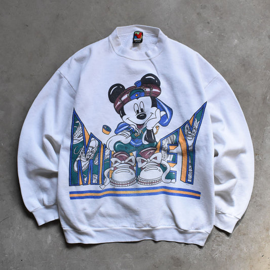 90’s Disney “Mickey” スウェット USA製 250228