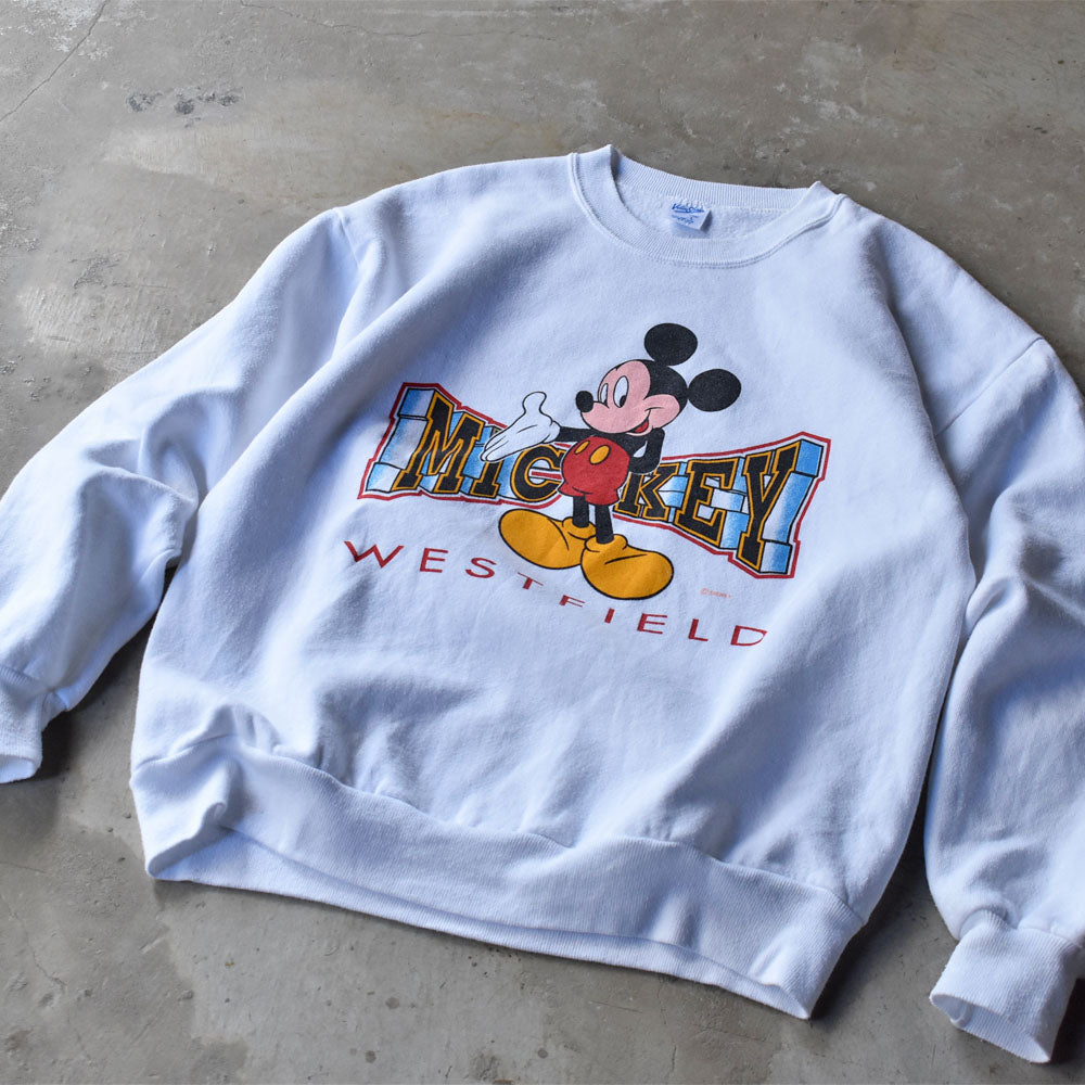 90’s Disney “Mickey“ キャラ スウェット USA製 240927