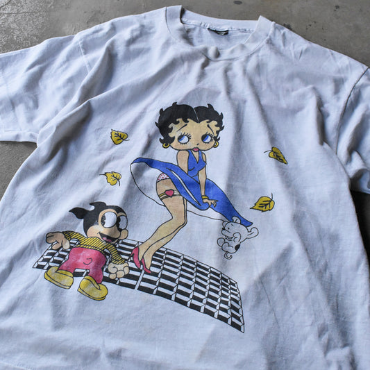 90’s “Betty Boop” マリリン・モンロー キャラTシャツUSA製 240809