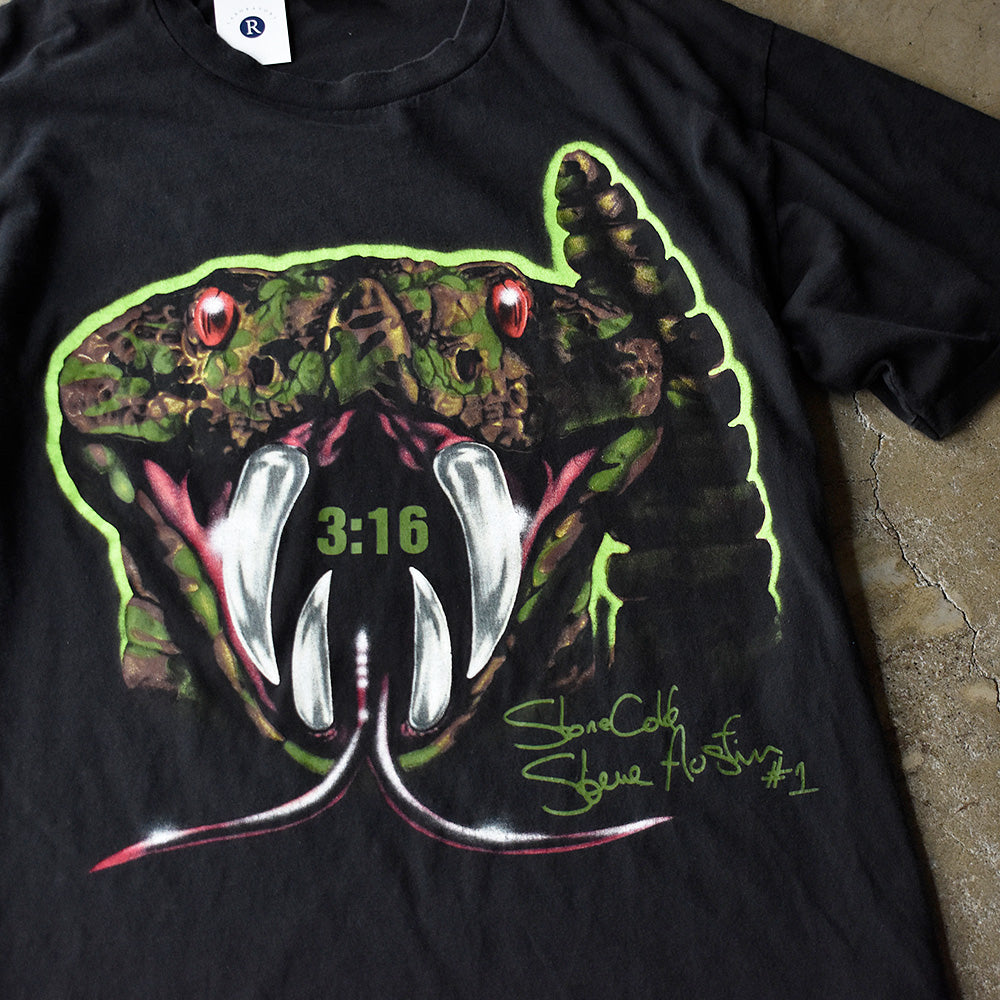 90's WWF Stone Cold “snake 3:16” Tシャツ USA製 250629H