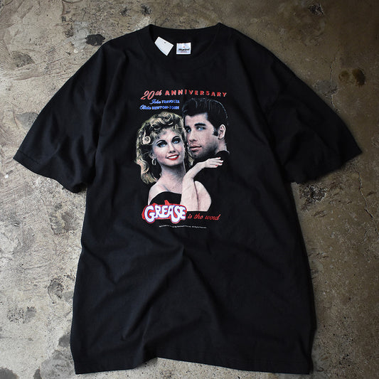 90's デッドストック！ Grease "John Travolta × Olivia Newton-John" ムービー Tシャツ USA製 230624H