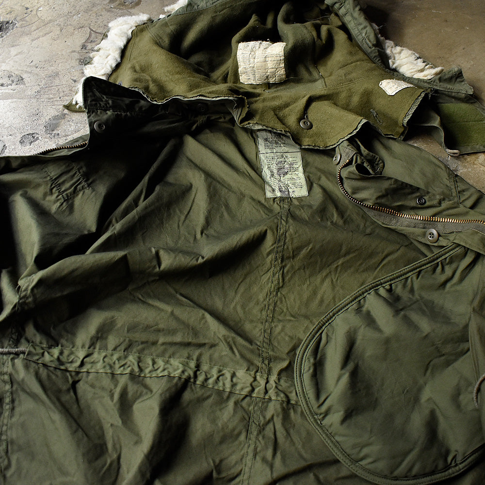 85's XS size！ M-65 フード付き フィッシュテール モッズパーカー グッドコンディション！ 240106H