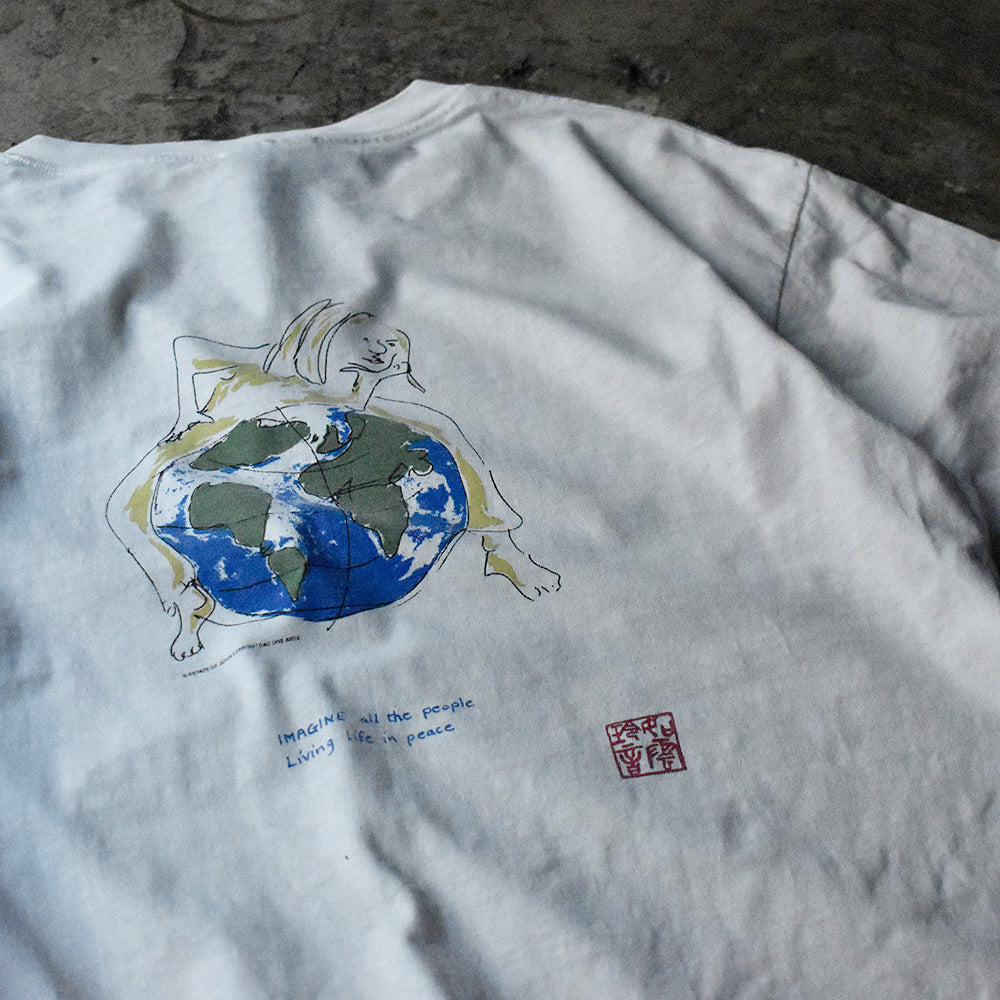 ジョン・レノン Bag One Art イマジン イラスト Tシャツ 90年代 ヴィンテージ