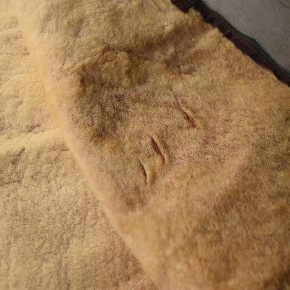 40's CROWN ZIP ムートンベスト 251212H