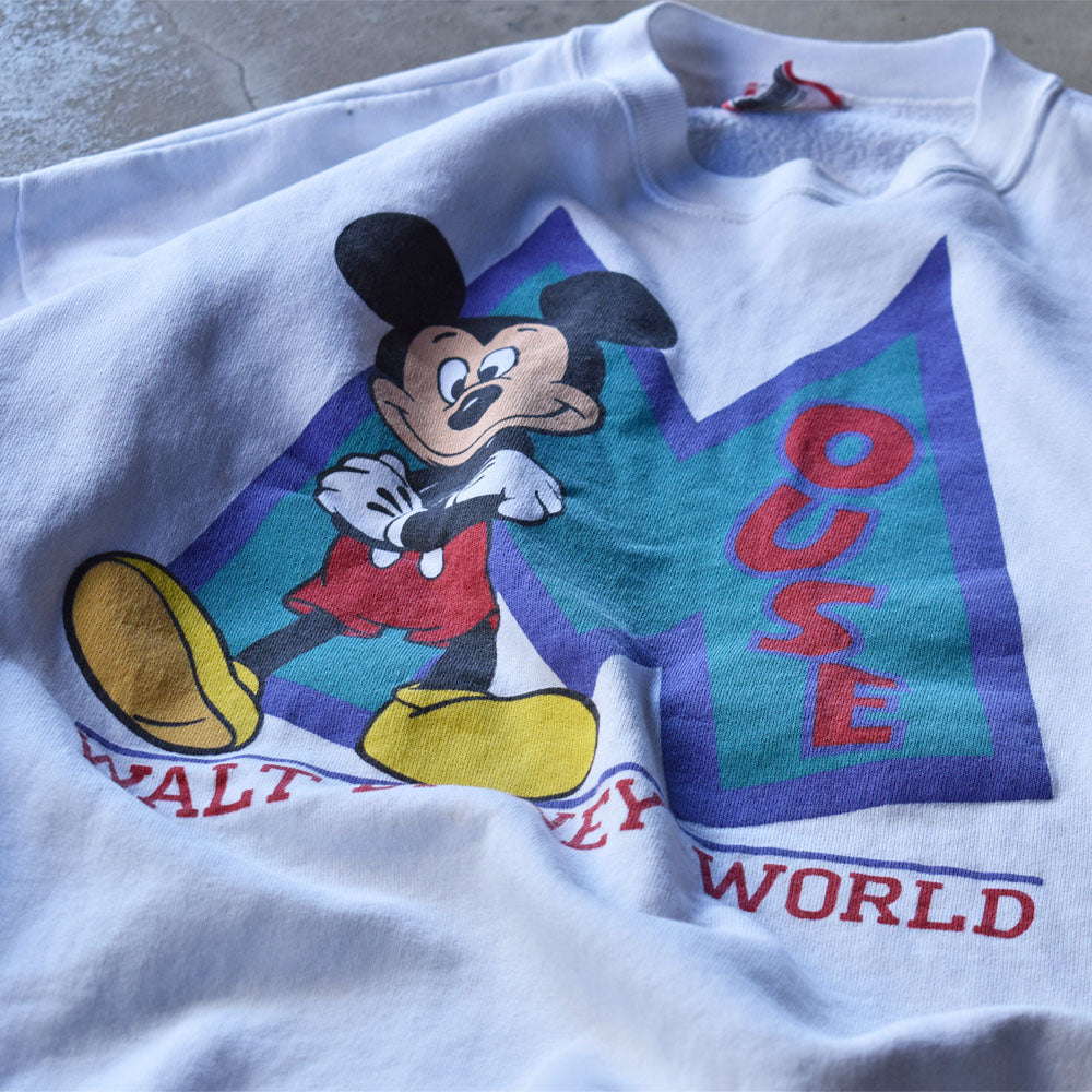 90’s Disney “Mickey mouse” スウェット USA製 231124