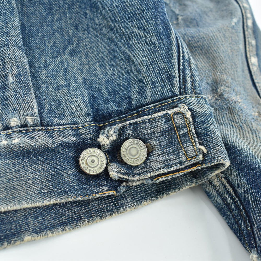 50's Levi's 517XX 2nd ブランケットライナー 革パッチ デニムジャケット 260612H831