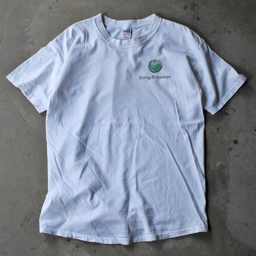 anvil “Sony Ericsson” 両面プリント 企業 Tシャツ 240622