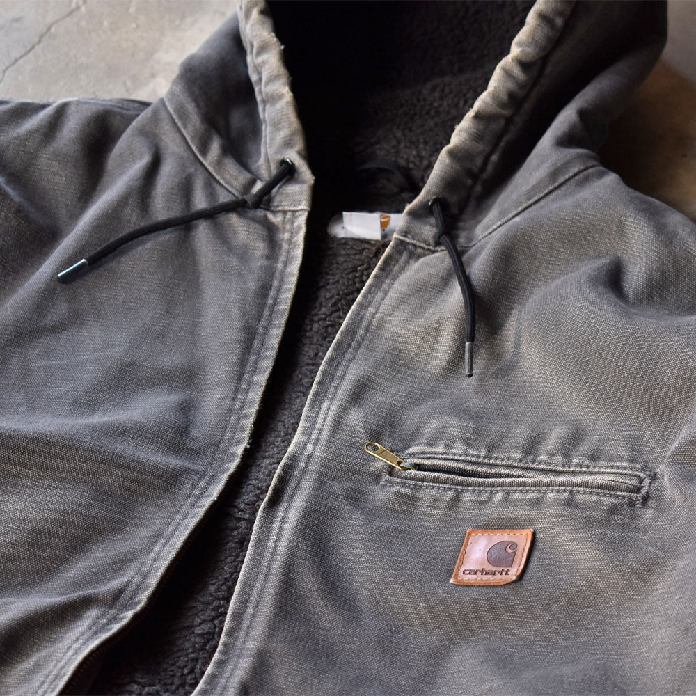 Y2K Carhartt ボアライナー フード付き デトロイトジャケット 240119