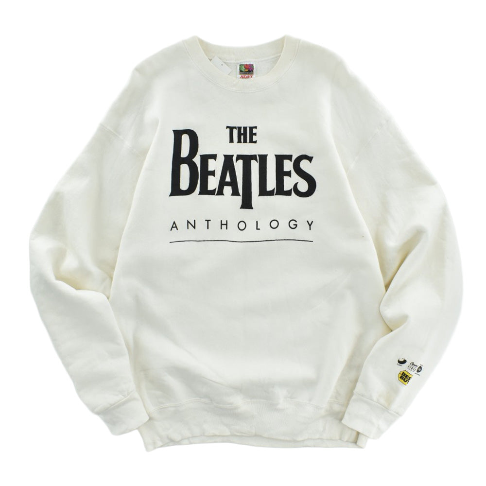 ビートルズ ANTHOLOGY ロゴ スウェット 90年代 USA製 フルーツオブザルーム ヴィンテージ