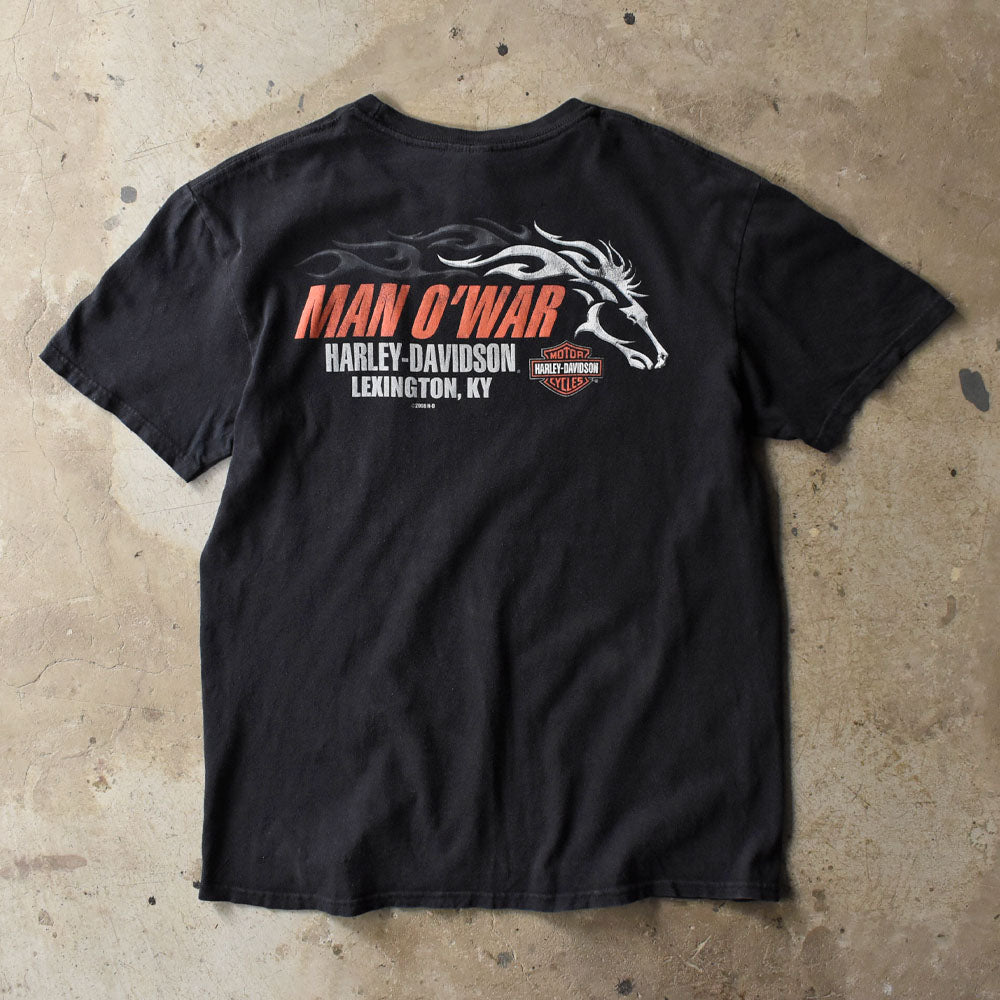 Y2K Harley-Davidson 両面プリント Tシャツ USA製 250515