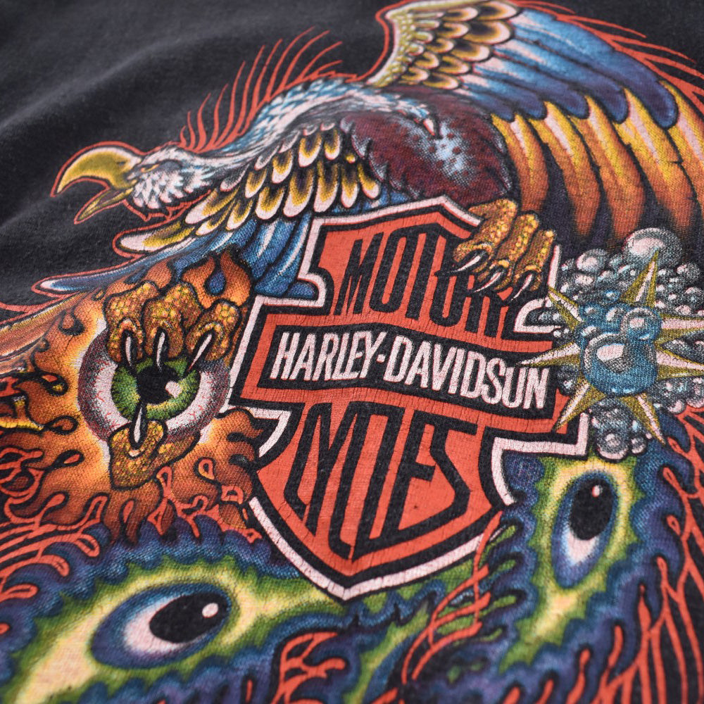 80's HARLEY-DAVIDSON "EAGLE EYE" バイクTシャツ 260526HFK2