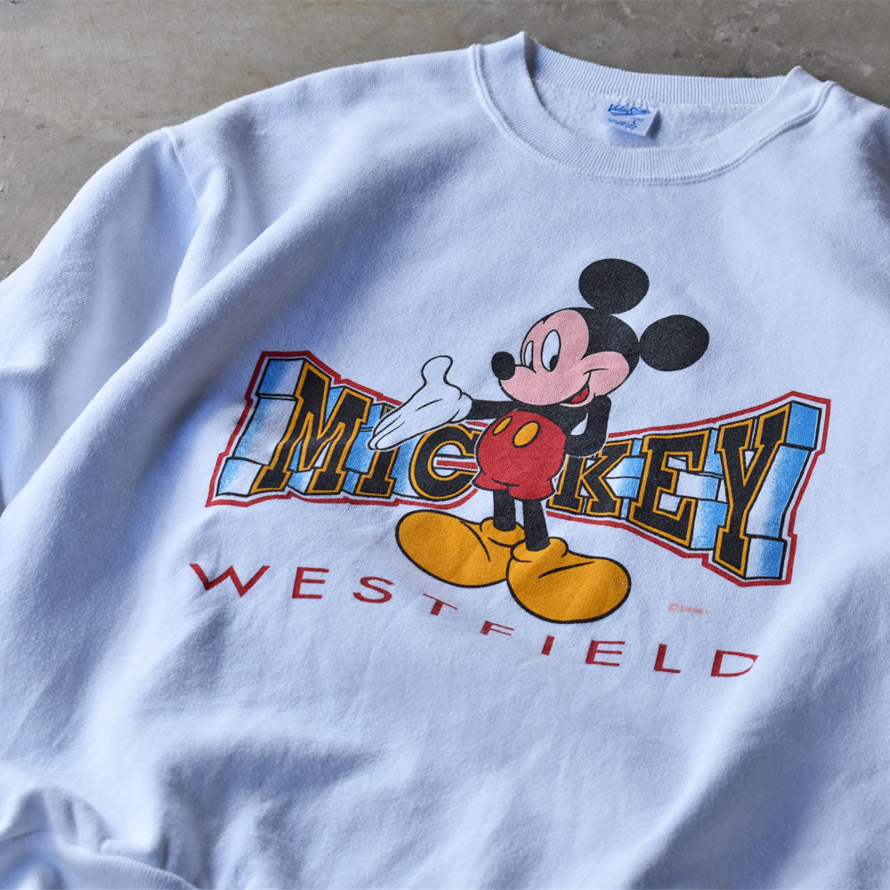 90’s Disney “Mickey“ キャラ スウェット USA製 240927