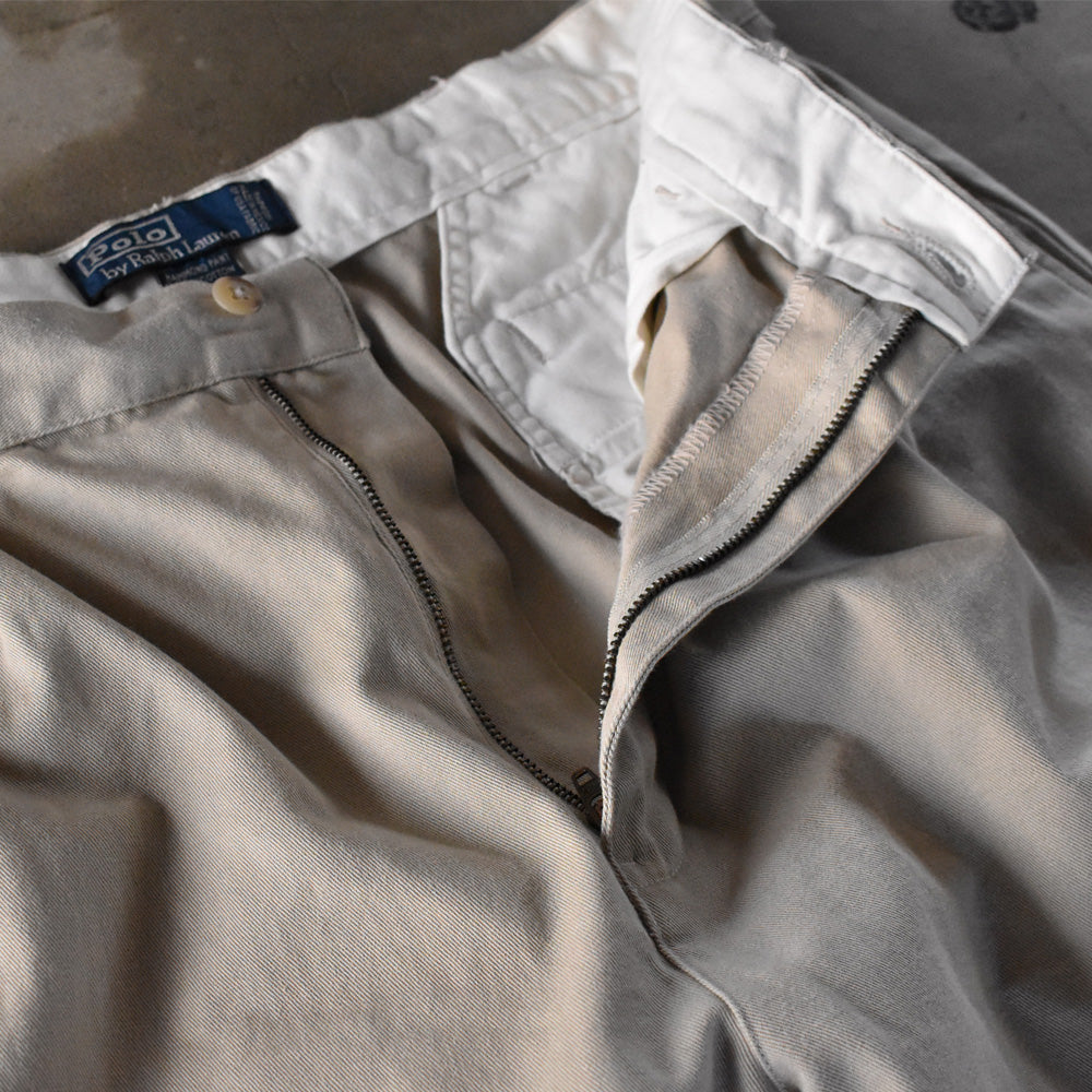 90's Polo Ralph Lauren “HAMMOND PANT” ツータック チノパン 240321 S2025