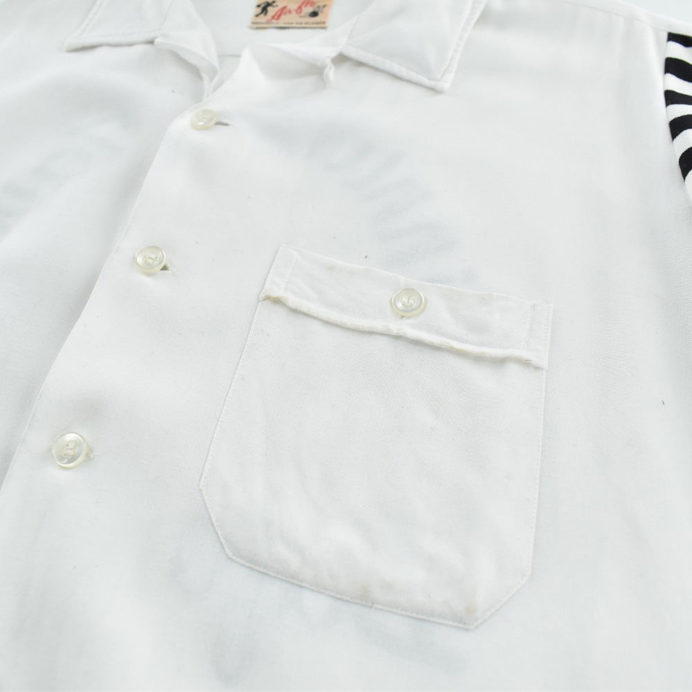 50's Air-flo レーヨン ボーリングシャツ 260630H