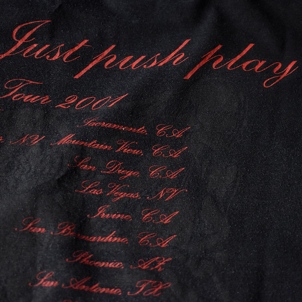 Y2K Aerosmith×Hajime Sorayama "JUST PUSH PLAY" Tour Tシャツ 231030H
