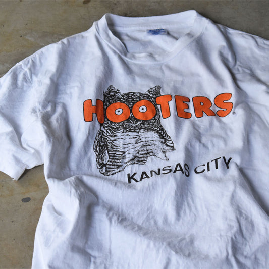 90’s HOOTERS 両面プリント Tシャツ USA製 240713