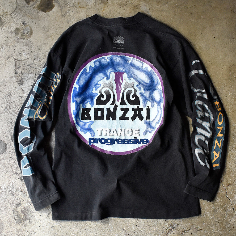 Y2K “Bonzai Trance Progressive” ロングスリーブTシャツ 240116H