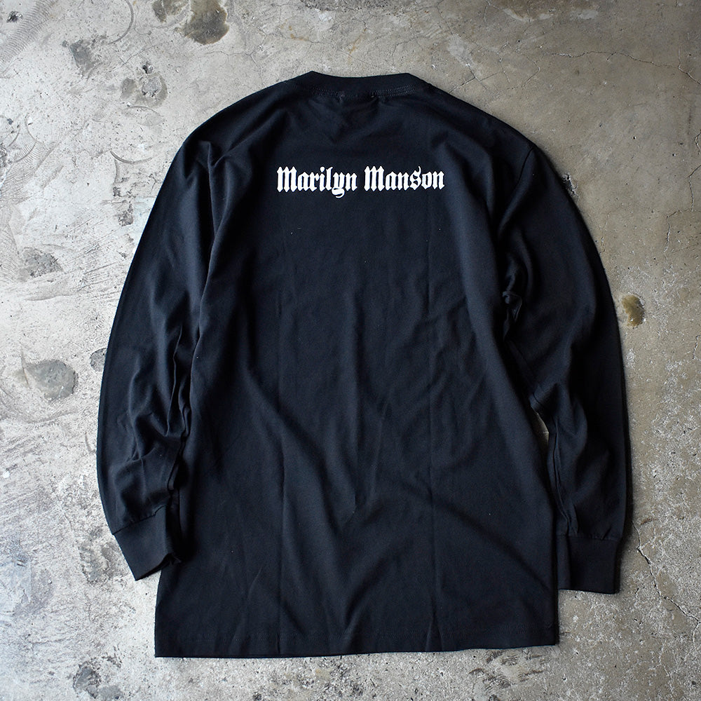 90's Marilyn Manson “got violence？” ロック ロングスリーブTシャツ 250725HT62