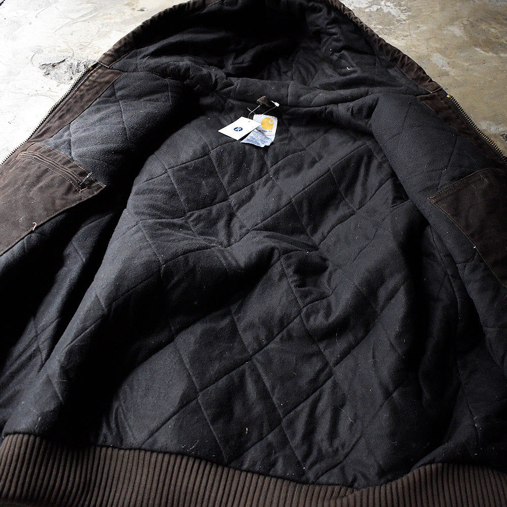 Y2K Carhartt ダック アクティブパーカー キルティングライナー 240308H