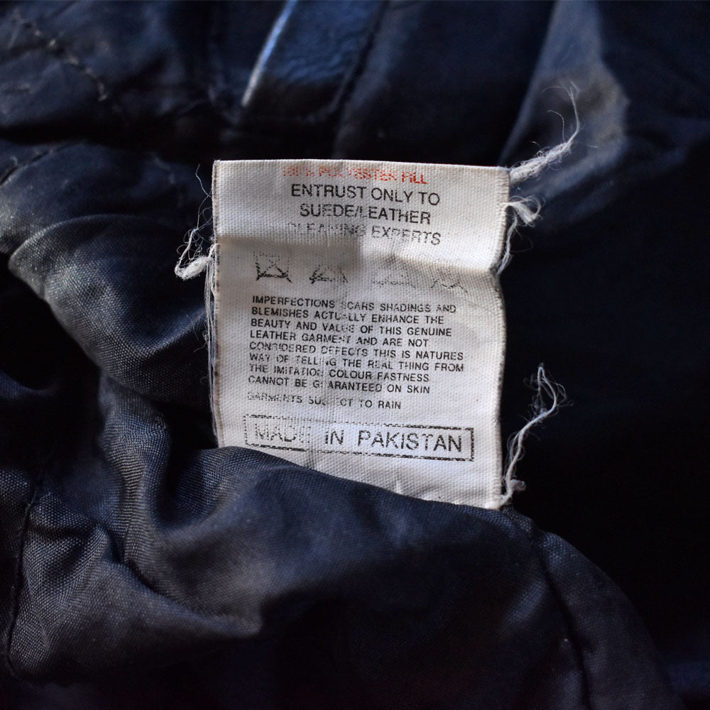 80-90’s THE Piero e arrow ライダース レザージャケット 52size 240218