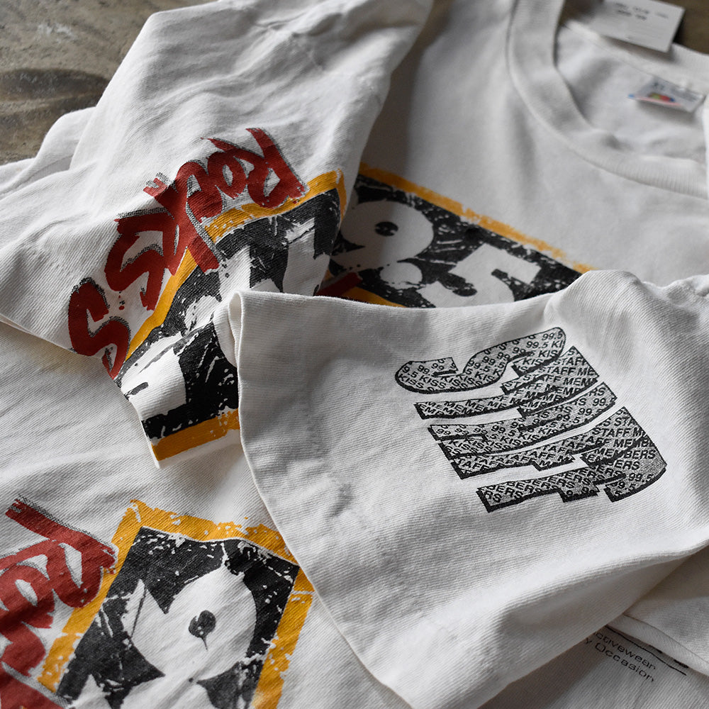 90's “99.5 KISS“ Radio マルチプリントTシャツ USA製 240820H