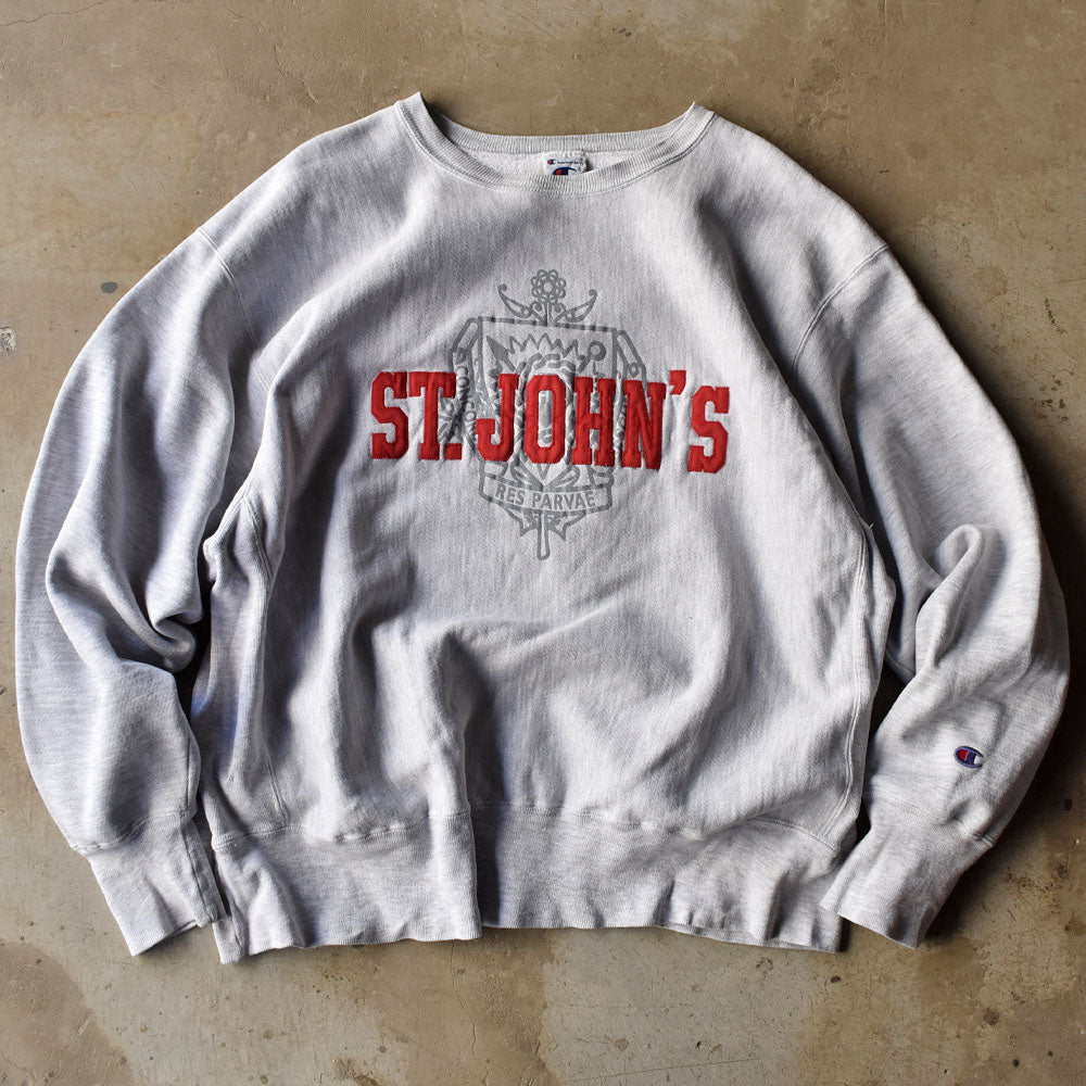 90's Champion “ST.JOHN’S” RWスウェット 240510