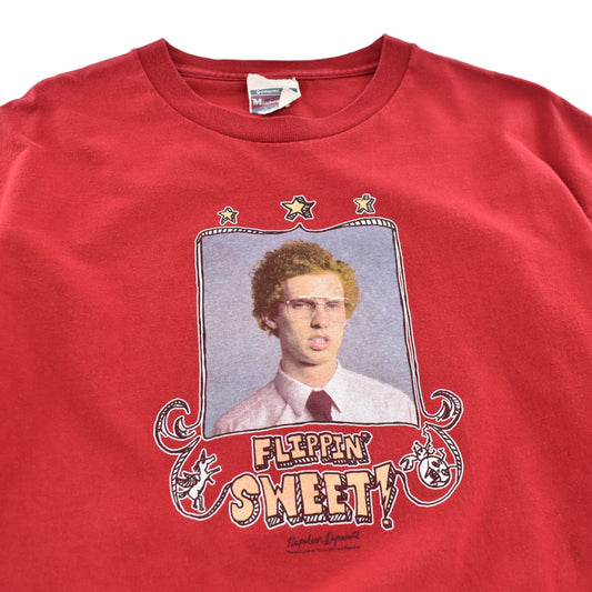 Y2K Napoleon Dynamite "FLIPPIN' SWEET!" ムービーTシャツ 260710H