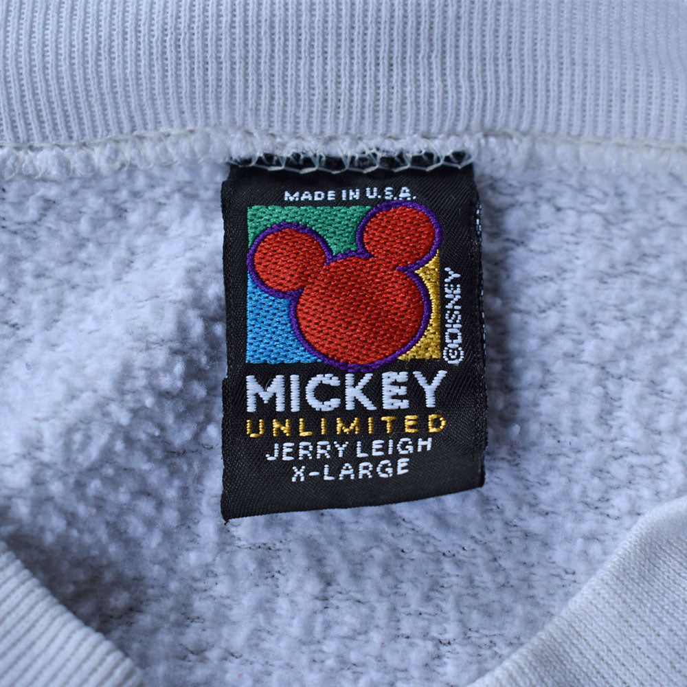 90's　Disney/ディズニー ”MICKEY MOUSE” スウェット　USA製　230613
