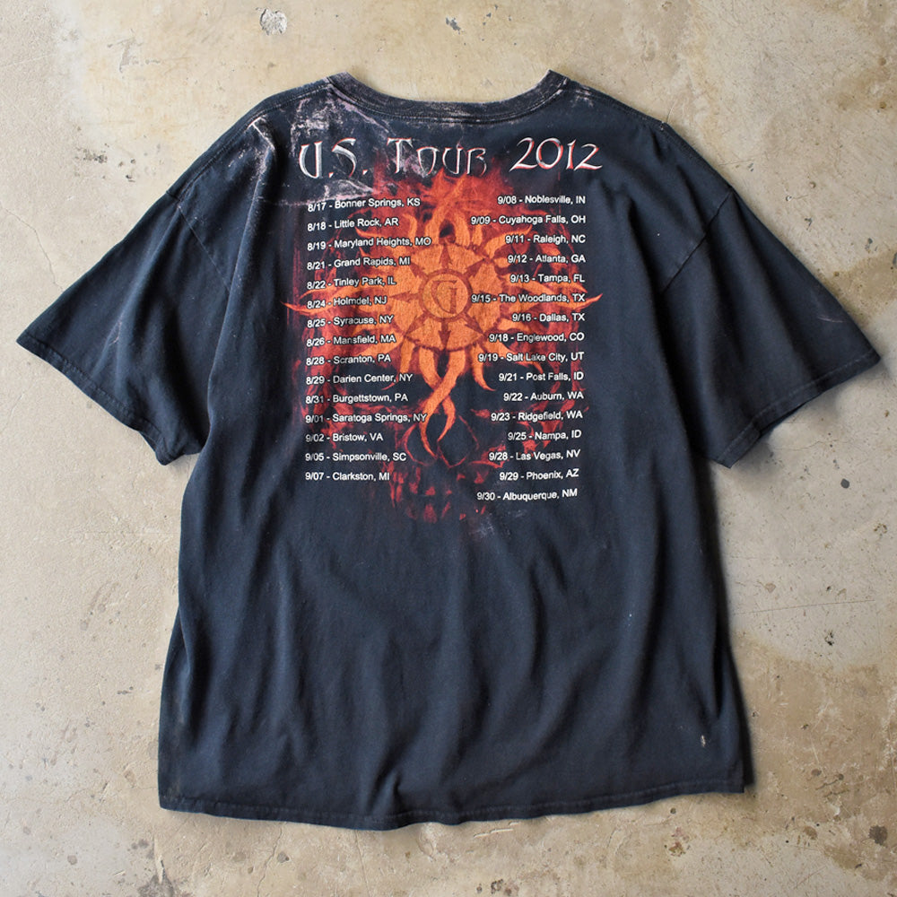 Godsmack “U.S. Tour 2012” ロック Tシャツ 250710
