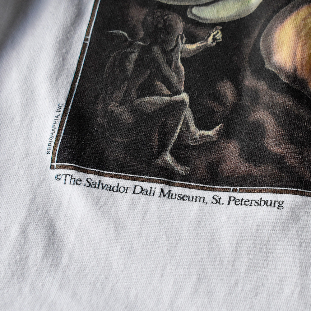 90's Salvador Dalí “Spider of the Evening” art Tシャツ USA製 240314H