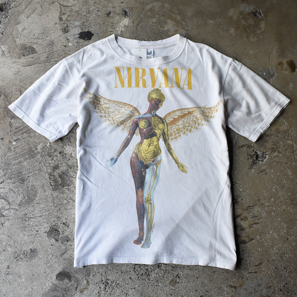 ニルヴァーナ In Utero ジャケットデザイン Tシャツ 2000年代初頭 古着