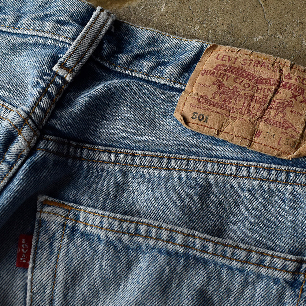 90's ダメージ！ Levi's 501 デニムパンツ Euro製 231009H