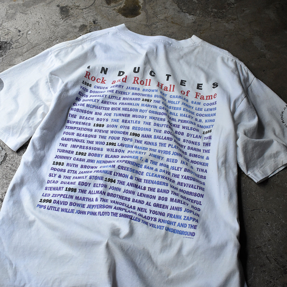 ロックンロールの殿堂 Rock and Roll Hall of Fame Tシャツ 1996年 USA製 ヴィンテージ