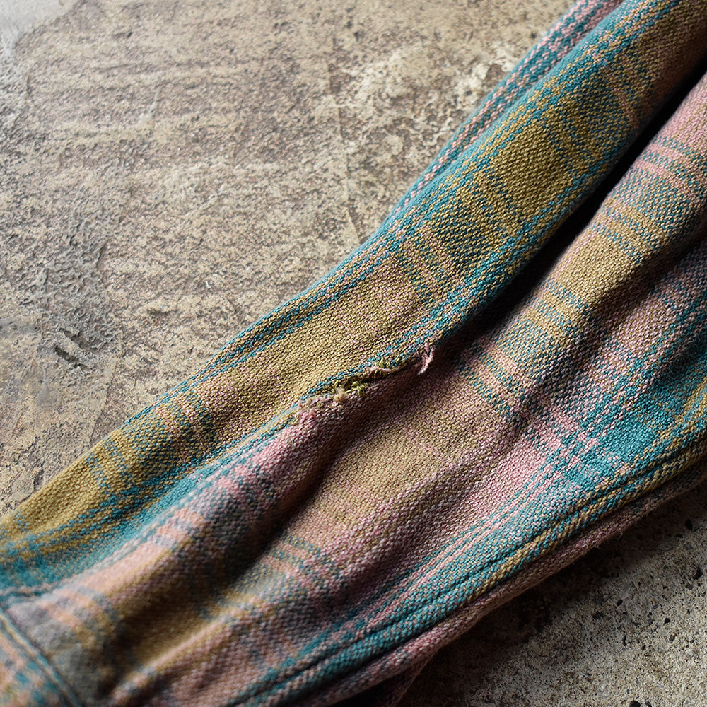 90's Ralph Lauren “RRL“ チェック柄 フランネルシャツ 240915H
