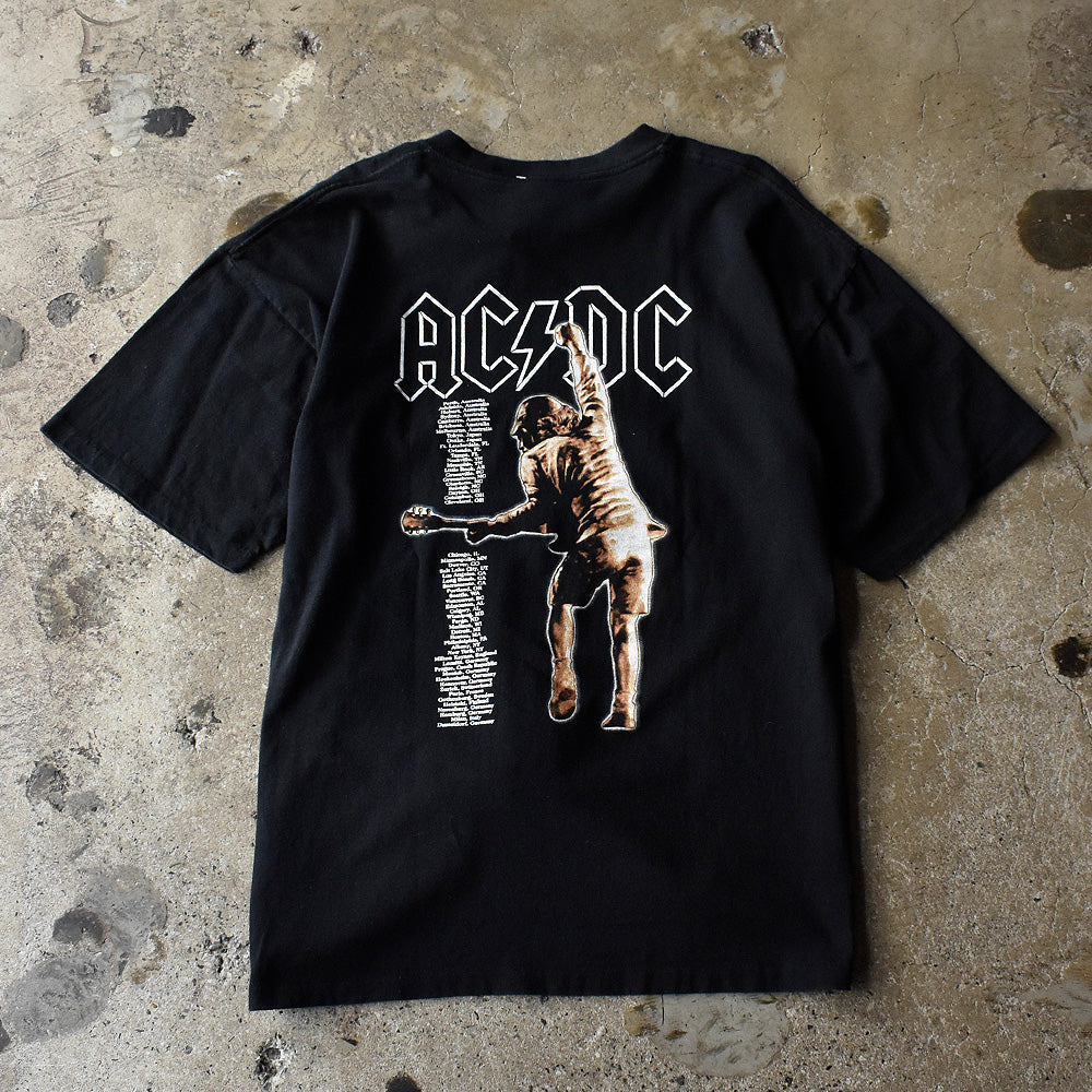 Y2K AC/DC "Stiff Upper Lip" Tour ロック Tシャツ 250806H