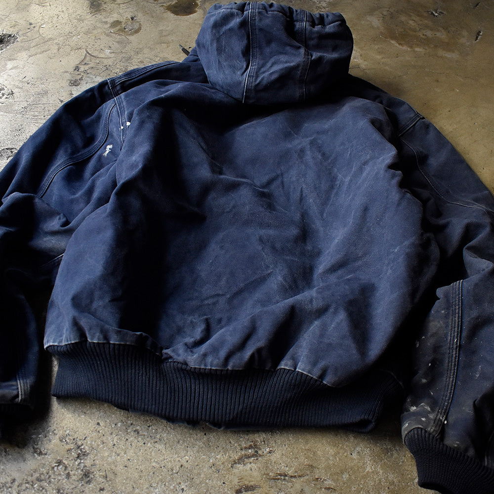 Y2K ペンキ！ Carhartt アクティブパーカー キルティングライナー 240111H