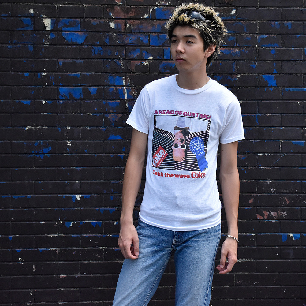 80's Max Headroom “Catch the wave Coke” Tシャツ USA製 250811H