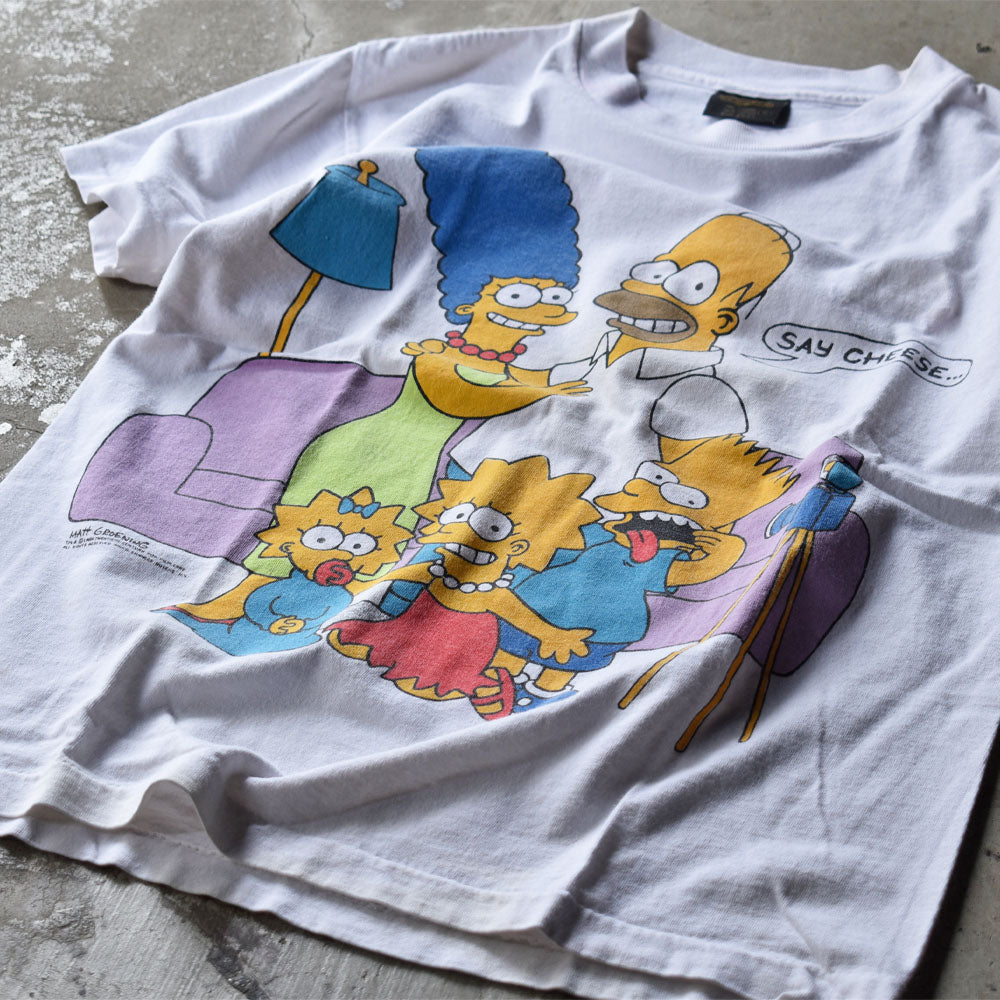 80's　The Simpsons/ザ・シンプソンズ “SAY CHEESE...” Tシャツ　USA製　230705