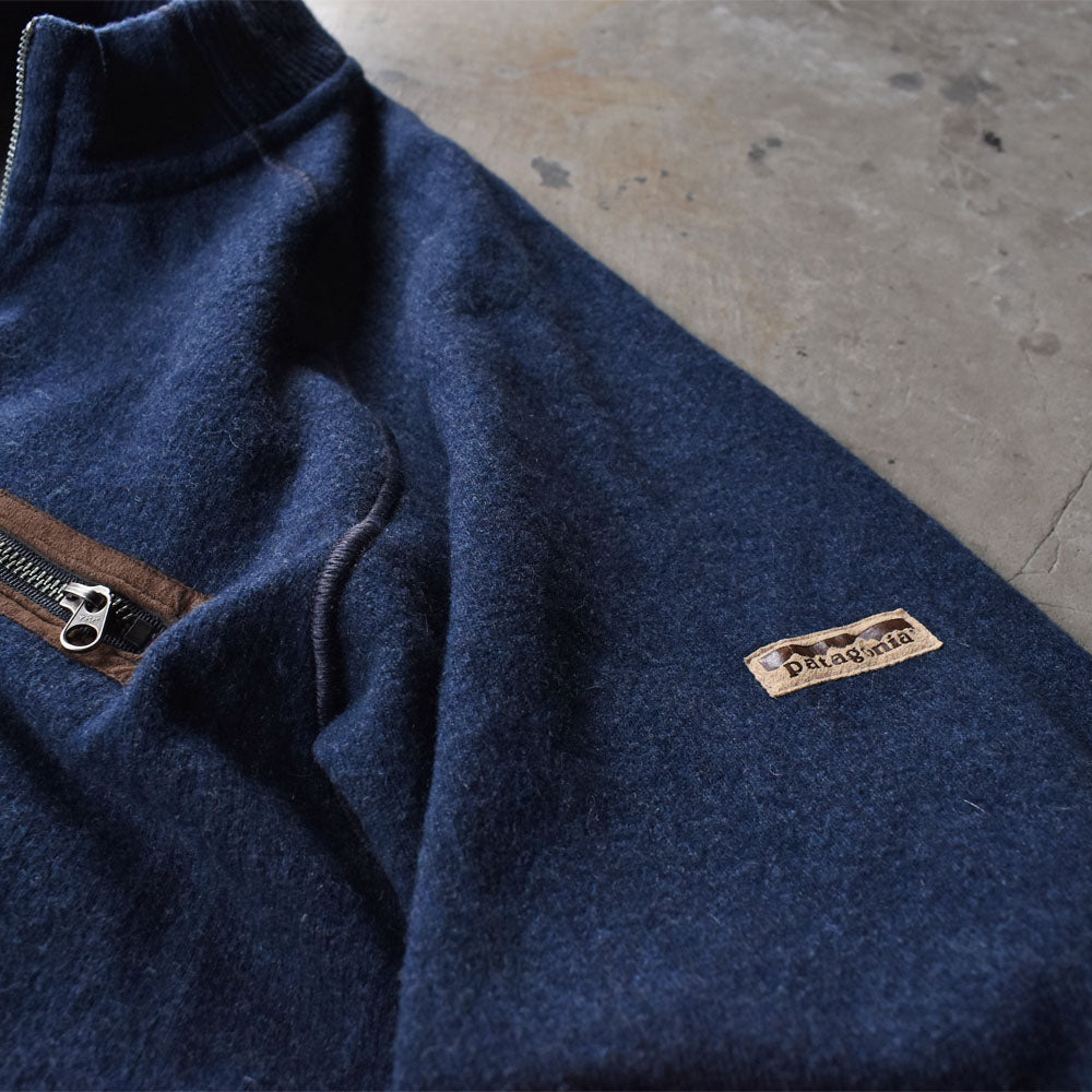 Y2K patagonia コンフォート ウールジップT USA製 231120