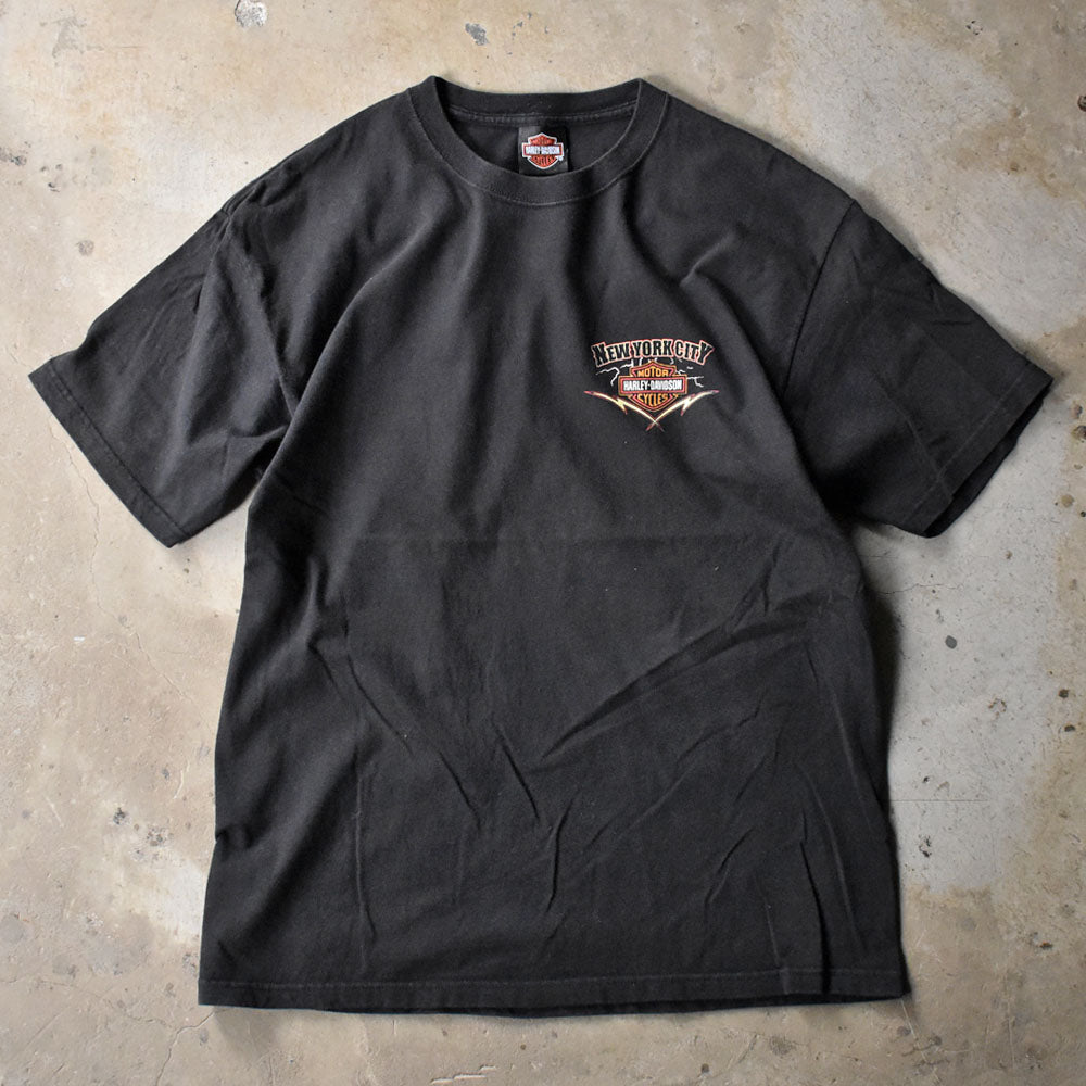 Harley-Davidson “NEW YORK CITY” サンダー イーグル Tシャツ USA製 240523