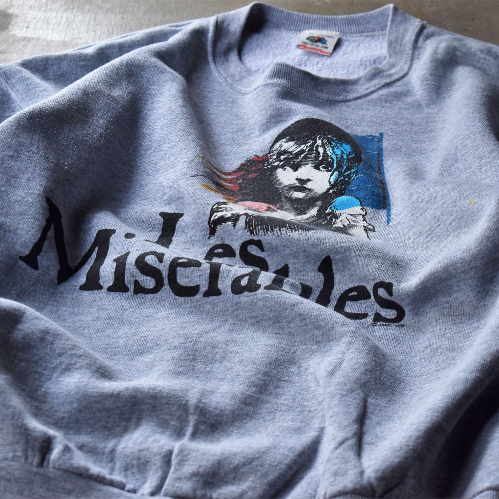 80’s Les Miserables ミュージカル スウェット USA製 231110