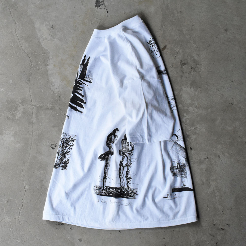 90’s デッドストック！ Salvador Dalí マルチプリント！ アート Tシャツ USA製 250607 (B)