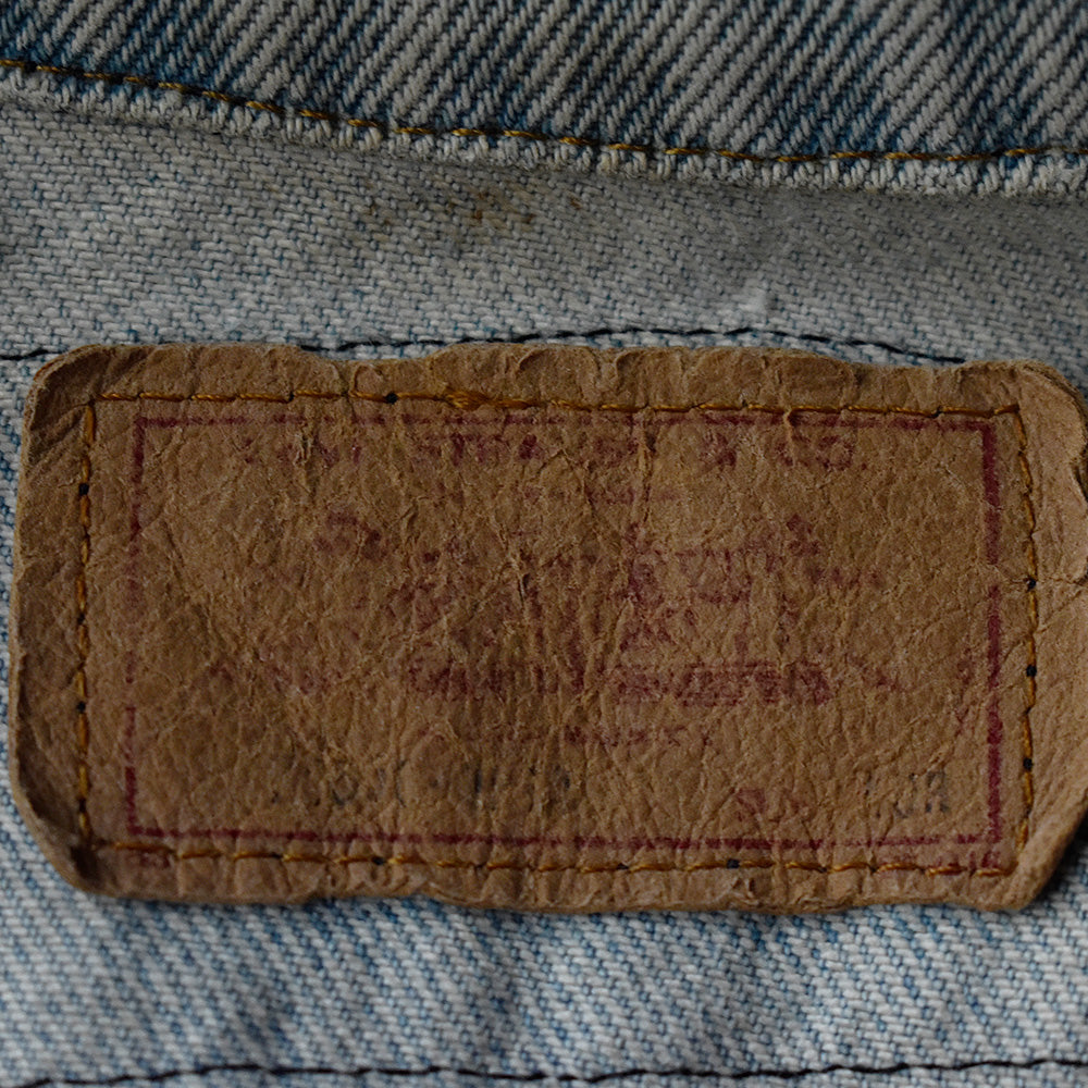 90's Levi's ワッペンカスタム！ “ロック“ デニムジャケット USA製 250731H