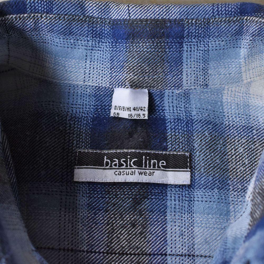 90’s  Basic Line オンブレチェックシャツ 251028H