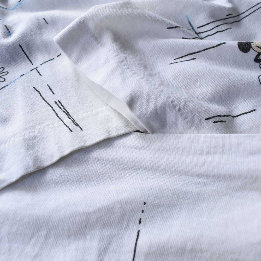 90’s Disney AOP！ ”Disneyland MAP” キャラクター Tシャツ 250616