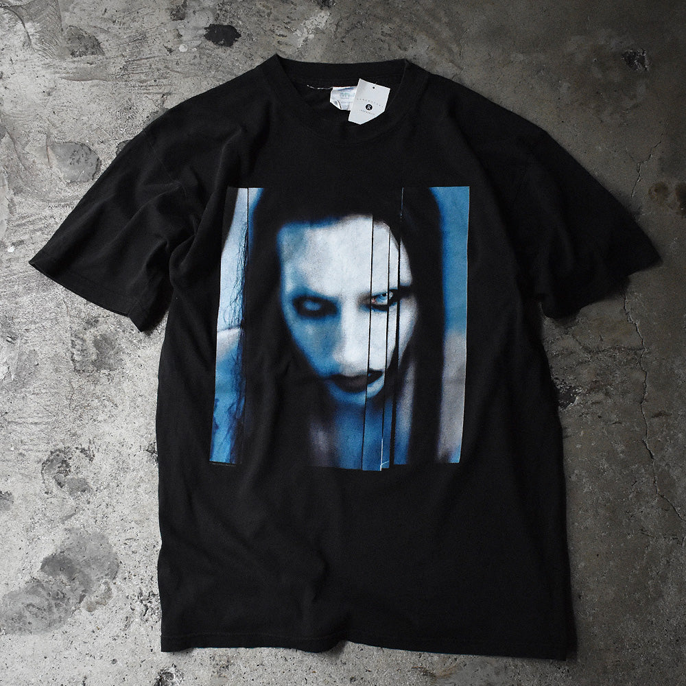 マリリン・マンソン The Long Hard Road Out of Hell フォトプリント Tシャツ 1998年 ヴィンテージ