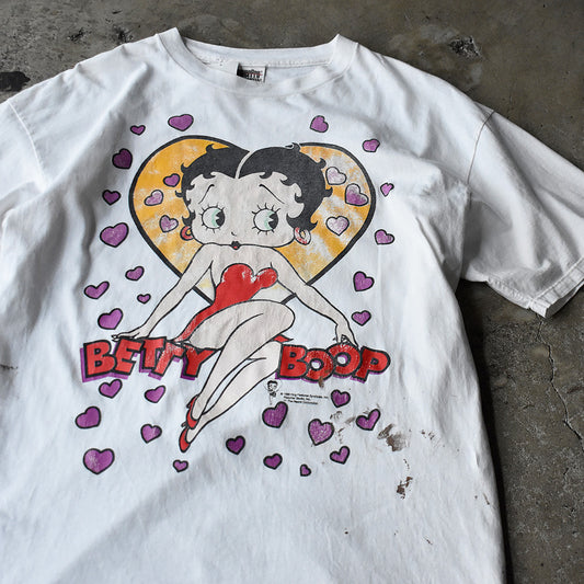 90's Betty Boop “HEART” Tシャツ 250627H