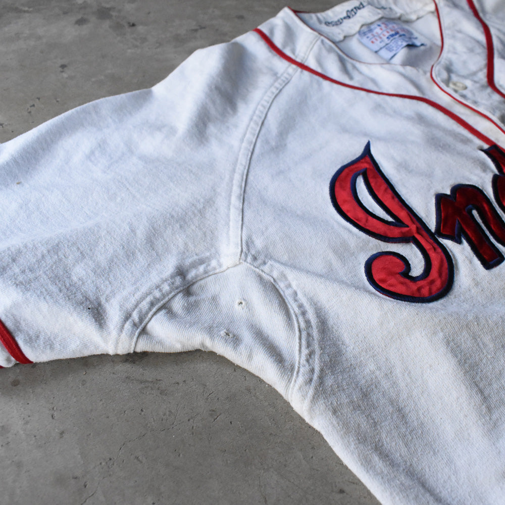 90’s STARTER “MLB Cleveland Indians” 1954復刻 ベースボールシャツ 250412